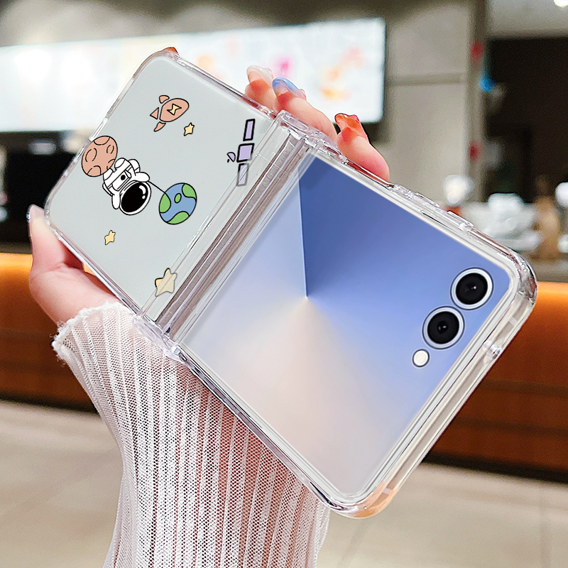 Astronauts Pattern Folding Pho - Phone Cases Z Flip 5 recensione e prezzo