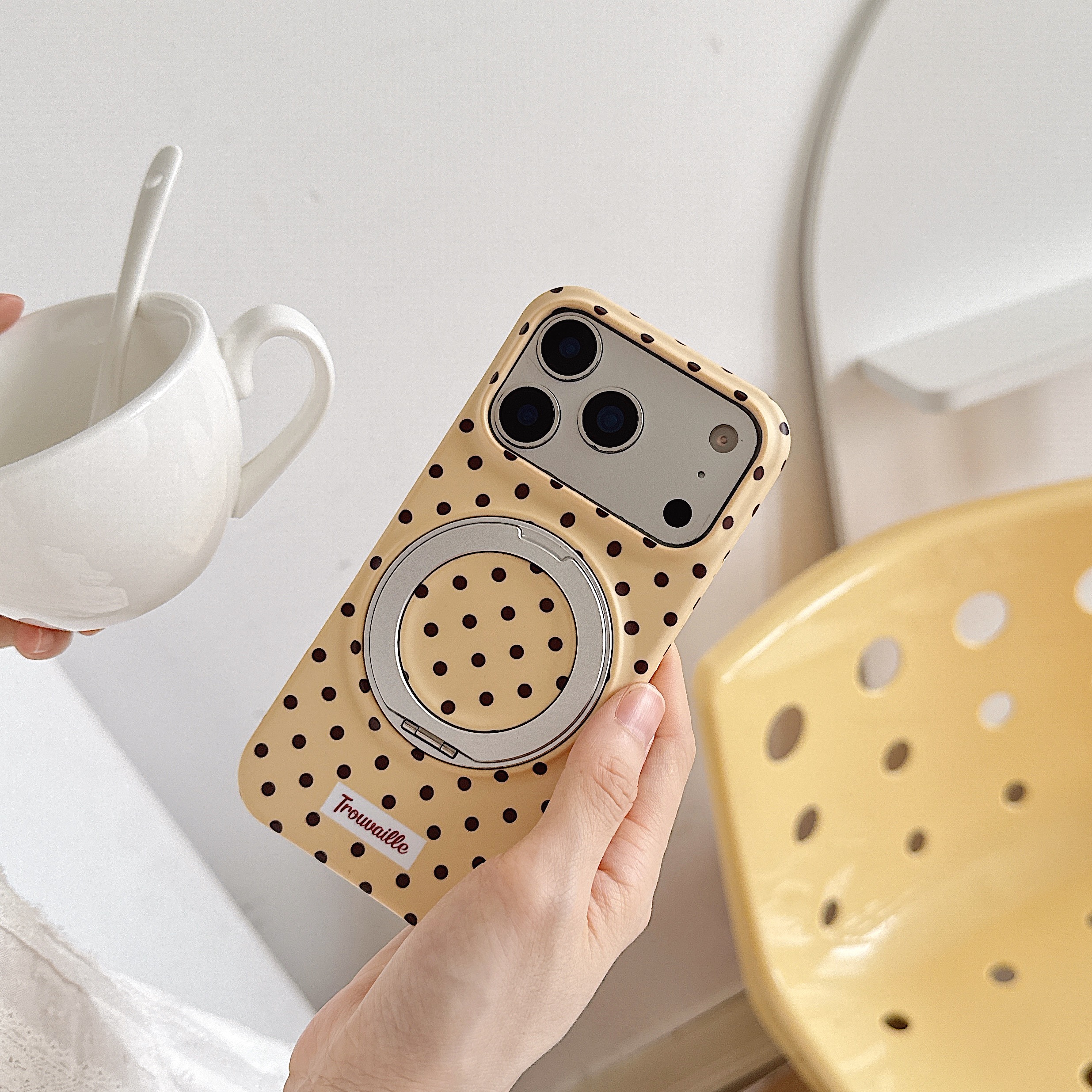 Simple Classic Polka Dot Patte - Phone Cases Yellow recensione e prezzo