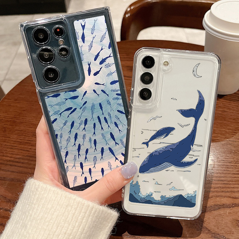 Ocean Shark Whale Phone Case F - Phone Cases Galaxy A17 recensione e prezzo