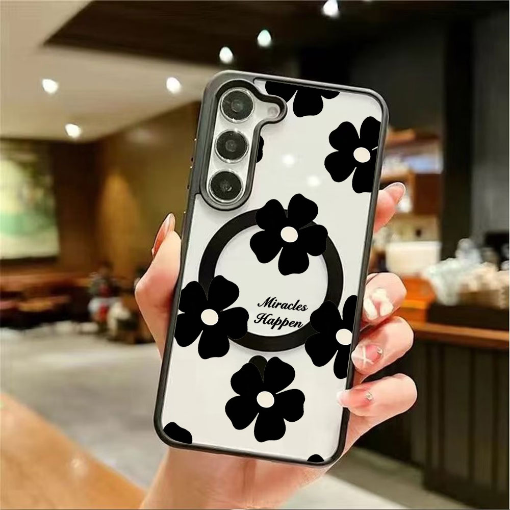Black Flower Personalized Prin - Phone Cases Magnetic recensione e prezzo