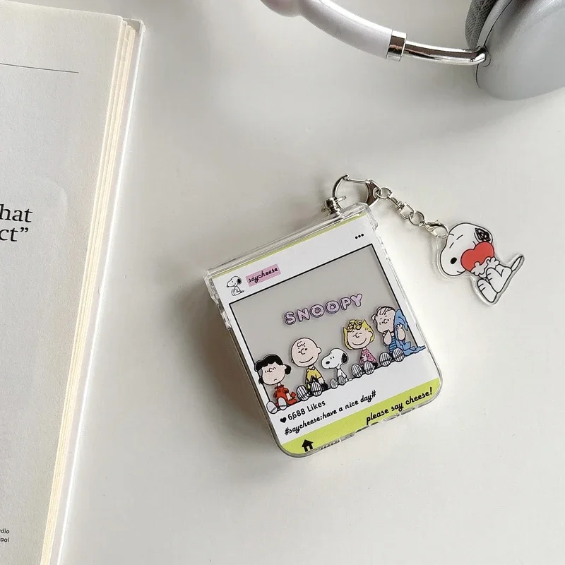 Cute Cartoon Snoopy Charlie Br - Phone Cases Z Flip 5 recensione e prezzo