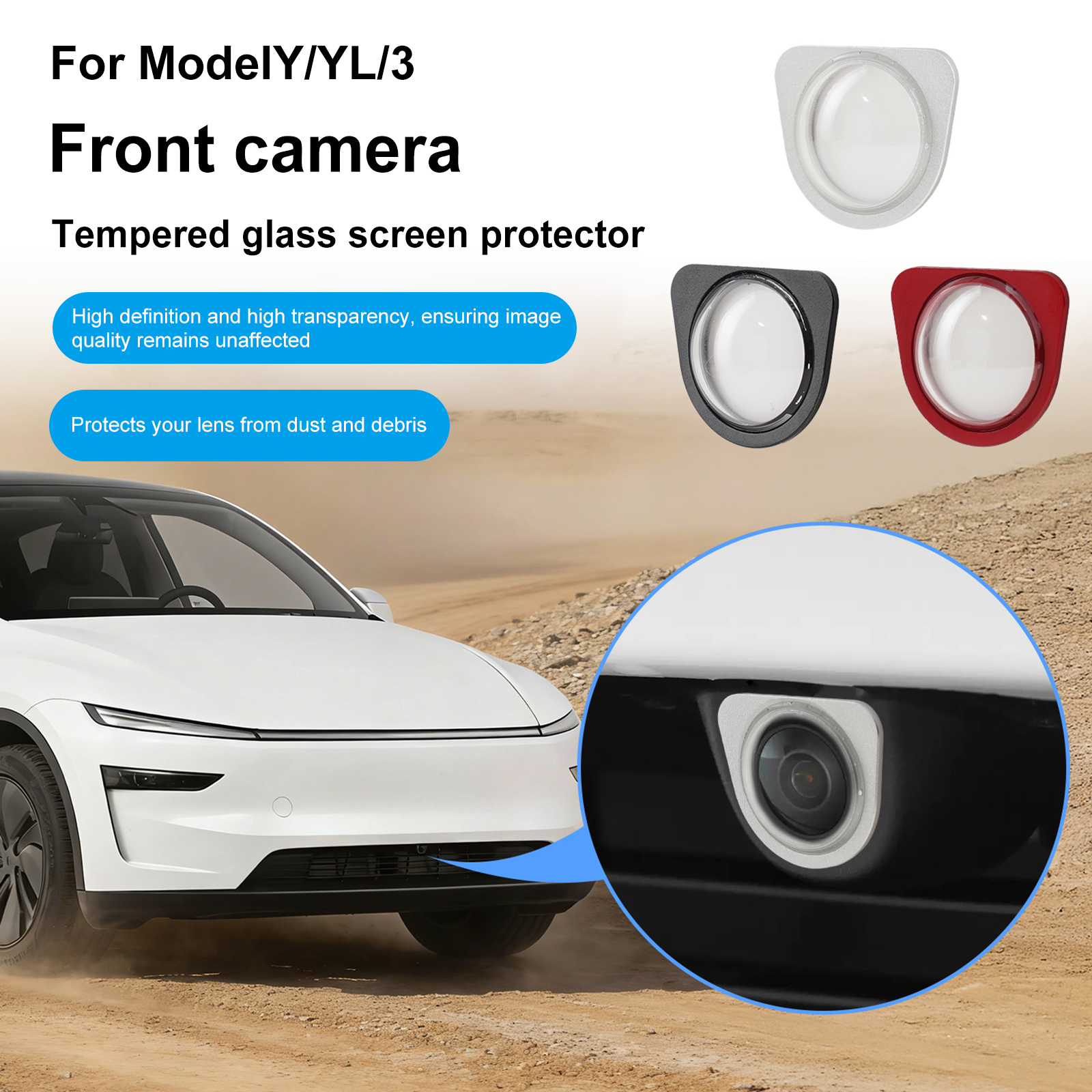 2PCS/1PC Front Bumper Camera L - Camera Lens Protector recensione e prezzo