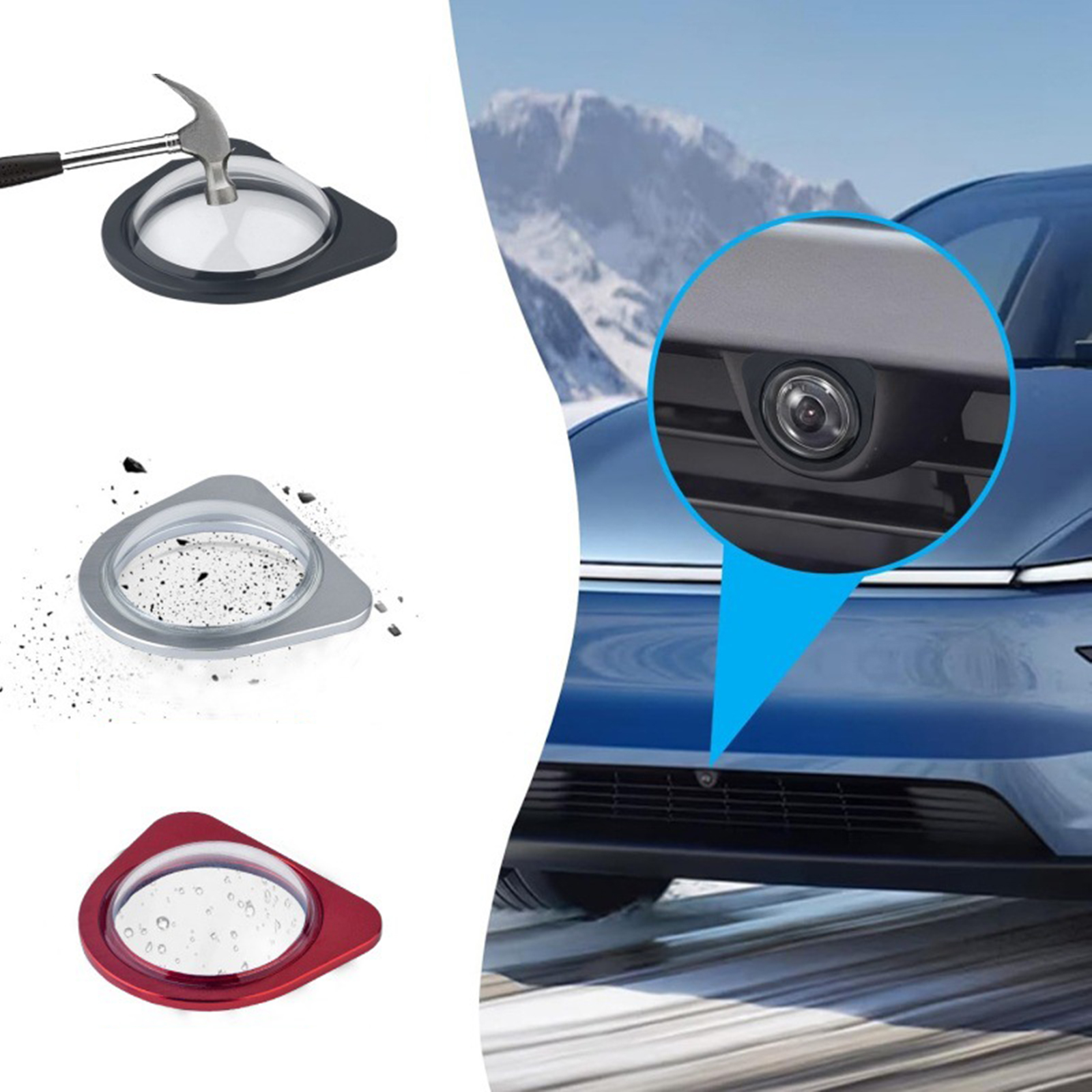 2PCS/1PC Front Bumper Camera L - Camera Lens Protector recensione e prezzo