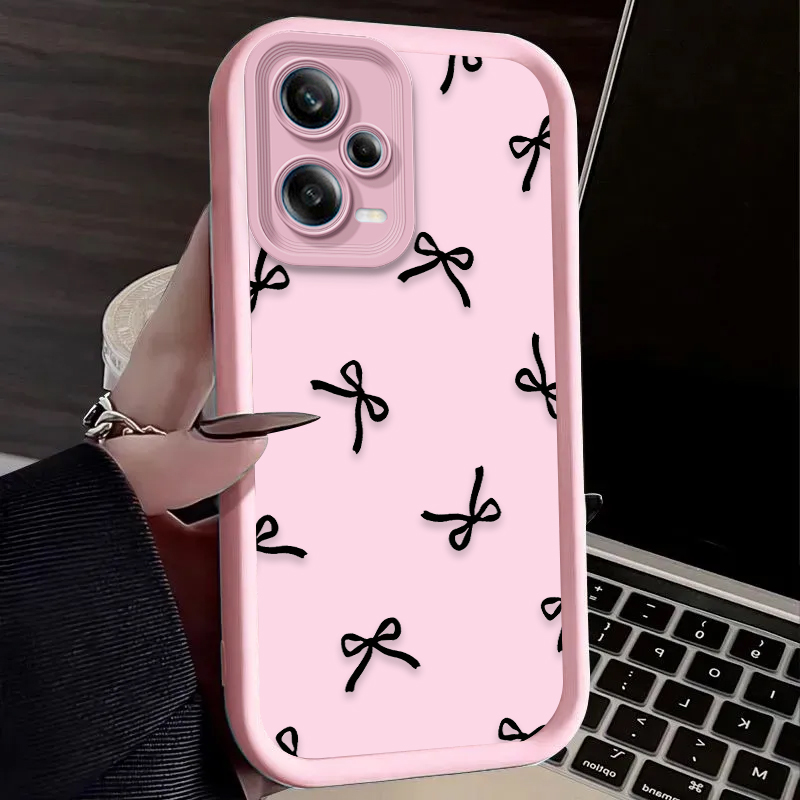 Black Love Heart Bowknot Phone - Phone Cases Xiaomi recensione e prezzo