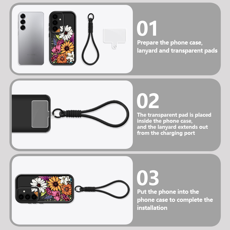 Colorful Flower Pattern Phone  - Phone Cases Galaxy A17 recensione e prezzo