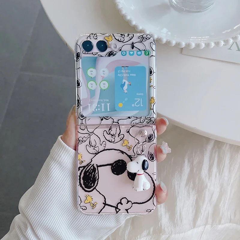 Cute Cartoon Snoopy Charlie Br - Phone Cases Z Flip 5 recensione e prezzo
