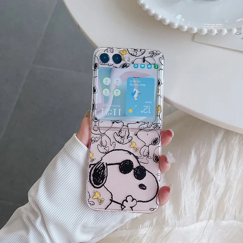 Cute Cartoon Snoopy Charlie Br - Phone Cases Z Flip 5 recensione e prezzo