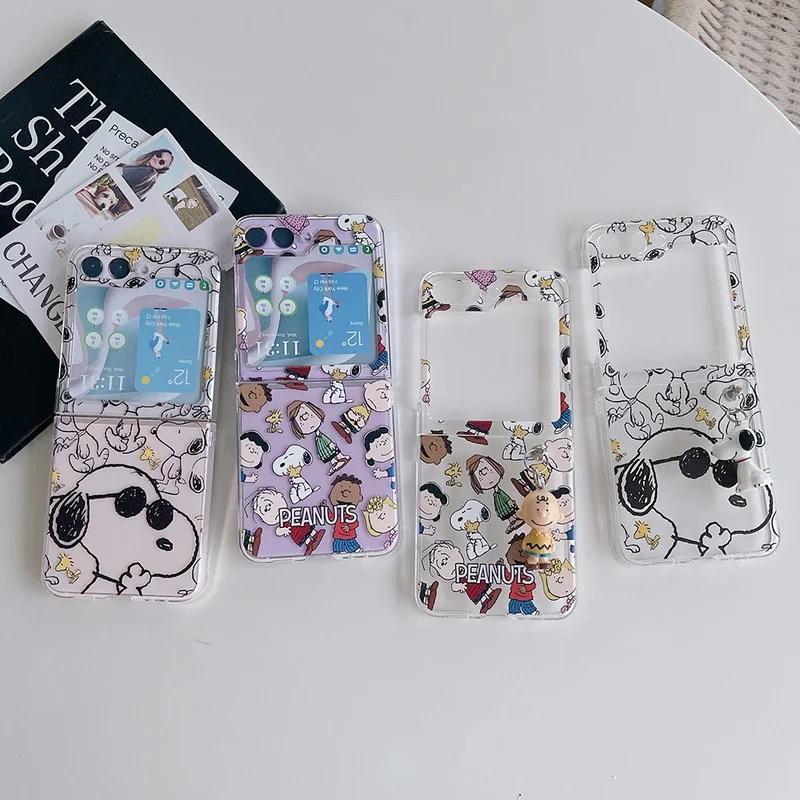 Cute Cartoon Snoopy Charlie Br - Phone Cases Z Flip 5 recensione e prezzo