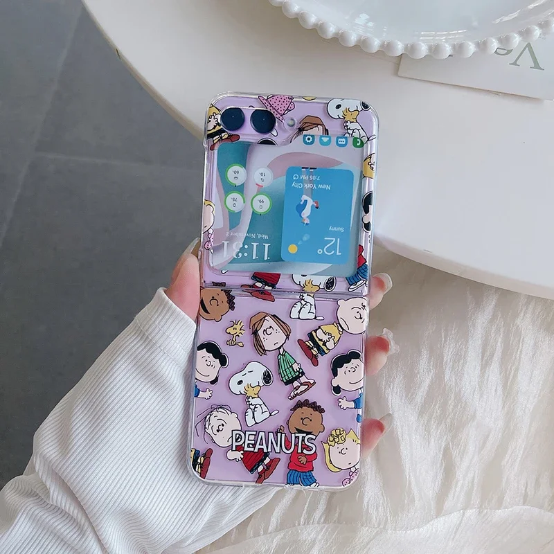 Cute Cartoon Snoopy Charlie Br - Phone Cases Z Flip 5 recensione e prezzo
