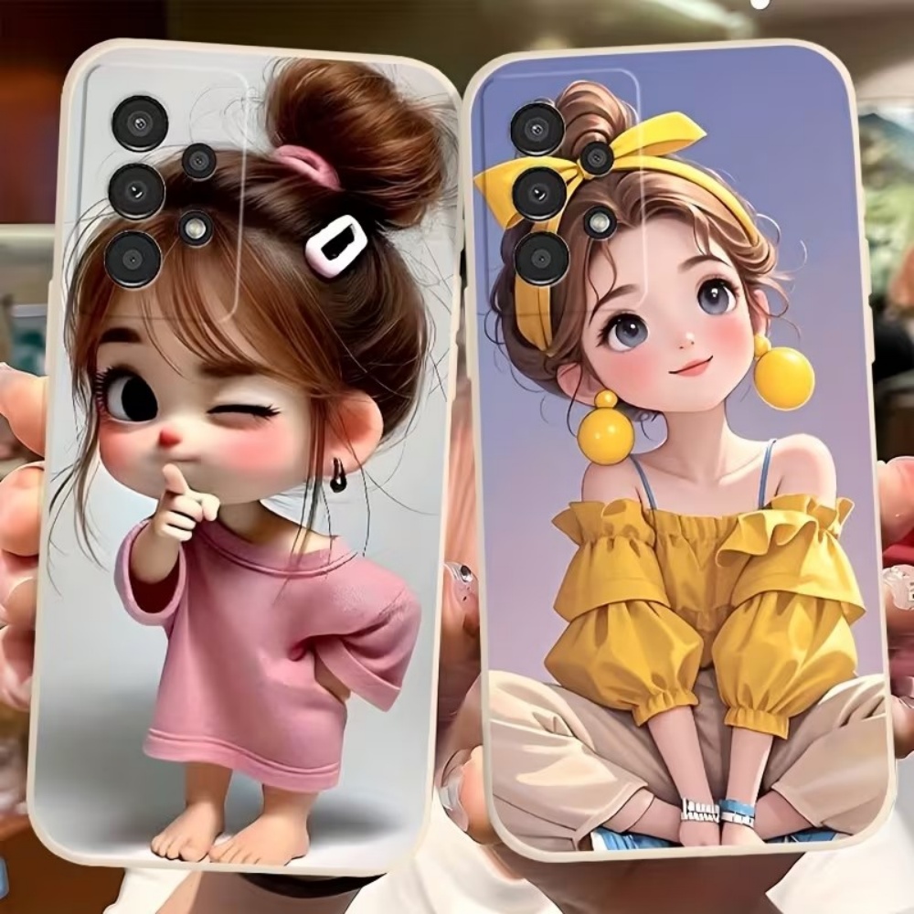 Cute Cartoon Girl Pattern Desi - Phone Cases Galaxy S23 recensione e prezzo