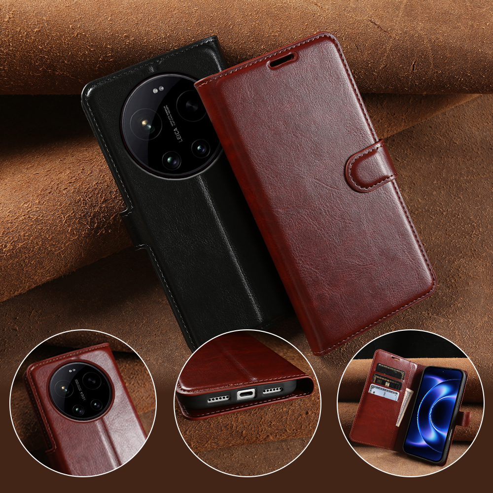 Luxury Crazy Horse Leather Fli - Phone Cases Horse recensione e prezzo