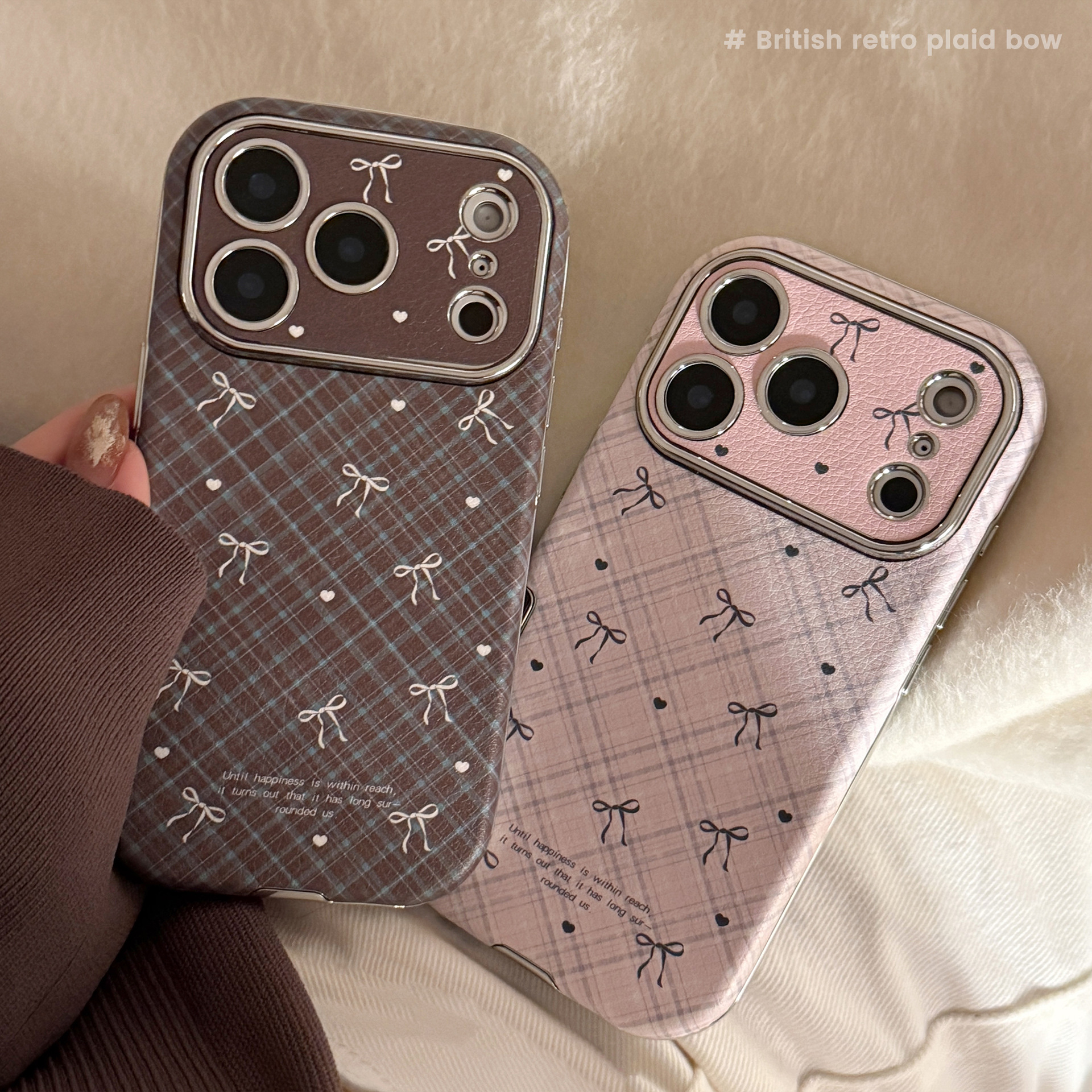 Korean Retro Plaid Grid Patter - Phone Cases Unique recensione e prezzo